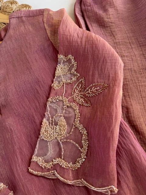 KURTA PALAZZO AND DUPATTA SET view 3