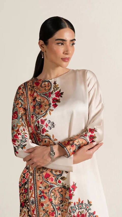 Floral Kaftan set view 4