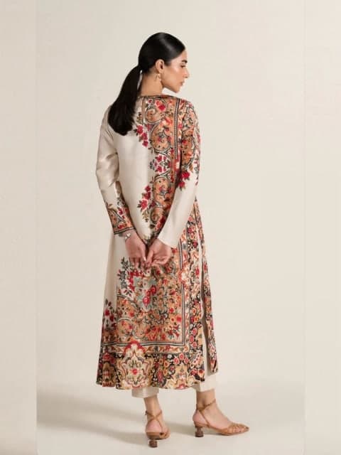 Floral Kaftan set view 5
