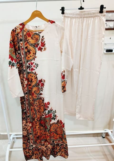 Floral Kaftan set view 8