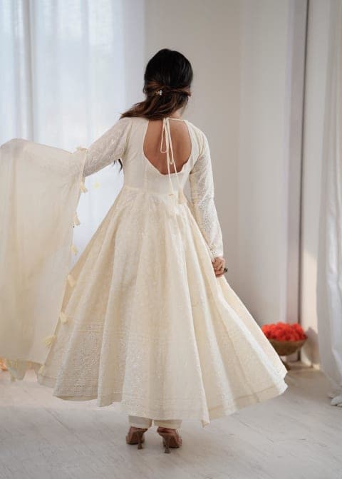 ANARKALI GOWN SET WITH DUPATTA view 1