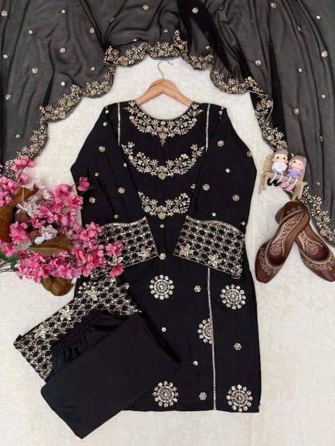 FARSHI SUIT PARTY WEAR view 4