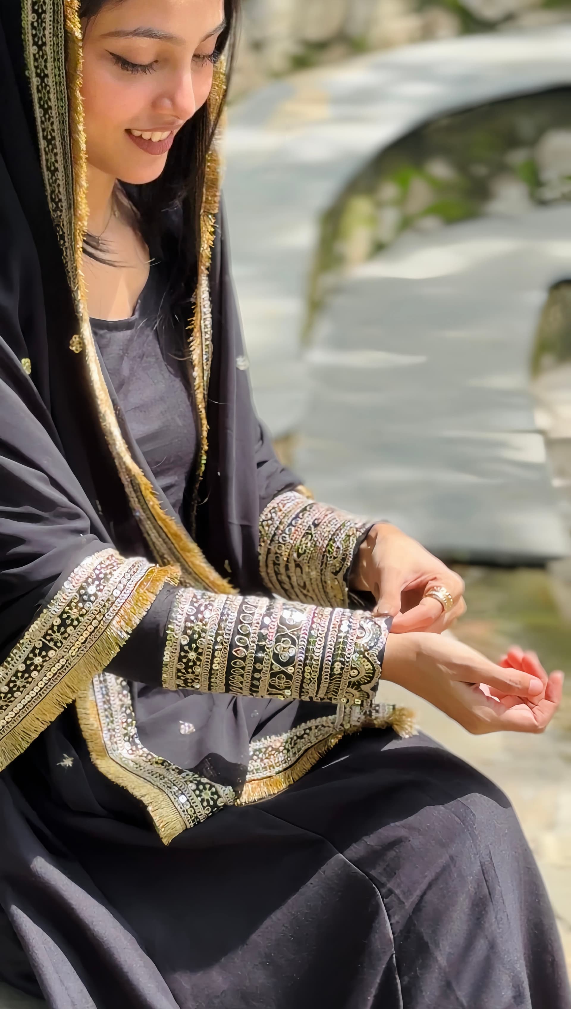 DESIGNER ANARKALI SUIT IN LUXRY COTHING 3 PCS - 6059 view 6